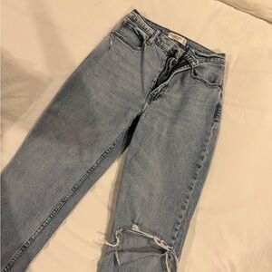 Abercrombie & Fitch Distressed Blue Jeans